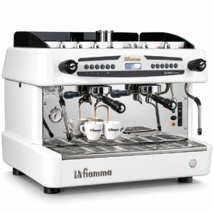 Fiamma Quadrant Beyaz 2 Gruplu Tall Cup Espresso Kahve Makinesi